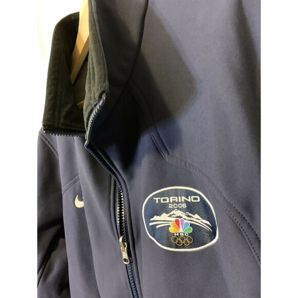 Torino 2006 NBC Staffers Winter Olympics Men’s Size XL NIKE Gray Jacket‎ Coat - Picture 6 of 9